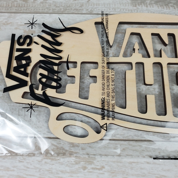 Vans Wood Sign - Picture 3 of 5
